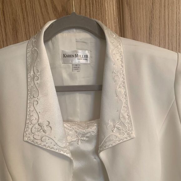 NWT Women’s Karen Scott NY formal dress. Sz 12 Mother of the Bride 2 pieces. - Picture 2 of 16